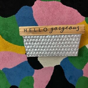 “Hole Gorgeous” tin basket